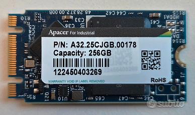 M.2 2242 256GB Ngff con adattatore