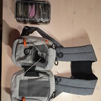 Chest pack da pesca e zaino