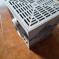 pozzetto con coperchio a griglia plastica