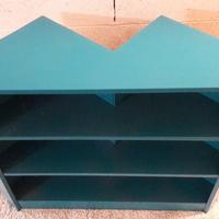 Mobile in legno laccato azzurro