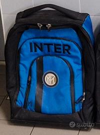 zaino Trolley per scuola  dell'Inter 