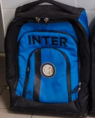 zaino Trolley per scuola  dell'Inter 