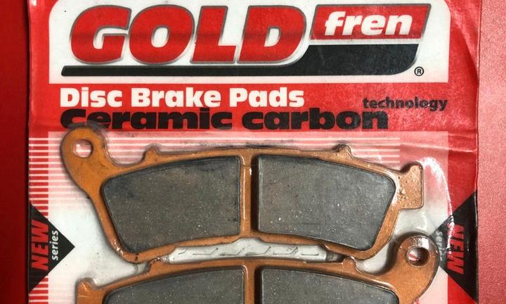 Coppia pastiglie GOLD FREN 257 CARBON CERAMIC