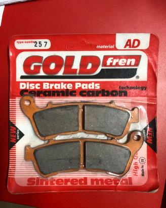 Coppia pastiglie GOLD FREN 257 CARBON CERAMIC