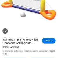 rete pallavolo galleggiante 