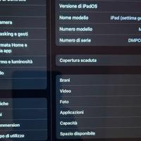 ipad di settima generazione + penna e cover