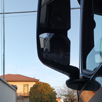 Specchio nuovo nero camion Iveco s way