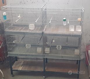 gabbia con carrello