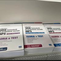 Libri per preparazione a concorsi INPS