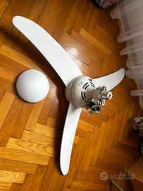 Lampada con ventilatore da soffitto PERENZ 7100B