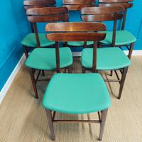 6 sedie vintage restaurate