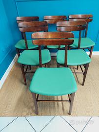 6 sedie vintage restaurate