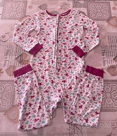 Pigiama intero bambina 8 anni