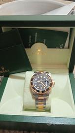 rolex sub marine  oro/acciaio