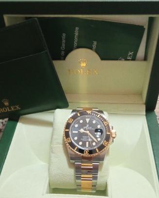 rolex sub marine  oro/acciaio