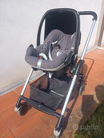 Trio ovetto navicella passeggino