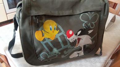 borsa tracolla loneis tunes Titti e Silvestro 
