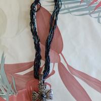 collana con ciondolo in argento 