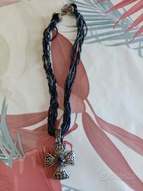 collana con ciondolo in argento 