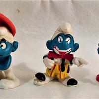Puffi Rari Franklin Re Clown Ombrello Peyo 1980