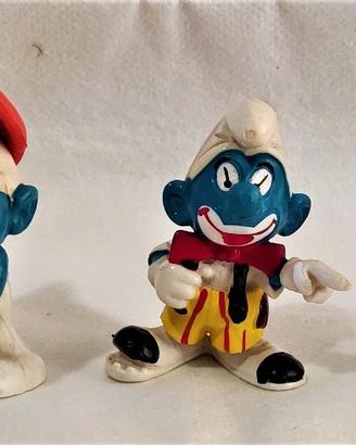 Puffi Rari Franklin Re Clown Ombrello Peyo 1980