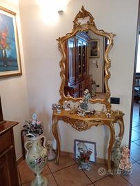 consolle  con specchio 