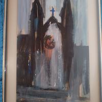 Quadro dipinto originale firmato Rolando Benedetti