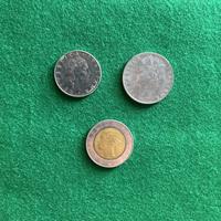 Lotto 3 monete in lire della Repubblica Italiana