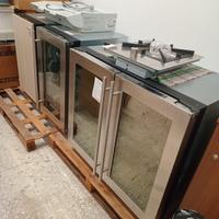 Freddo vini con 2 staizoni a temperatura regolabil