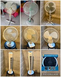 Lotto 9 ventilatori funzionati