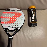 Racchetta Padel Bullpadel  Flow Light + Palline