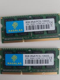 Ram DDR3 1600MHz PC3L-12800S da 16gB 