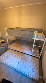 Letto castello 3 posti