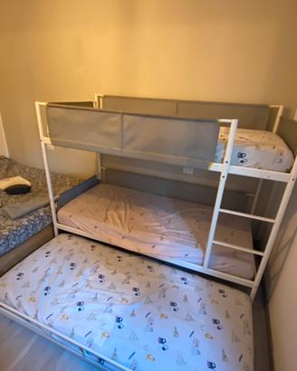 Letto castello 3 posti