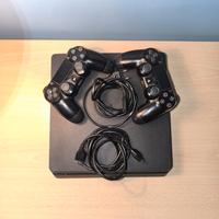 Playstation 4 Slim 1TB + 2 Controller PS4 + Cavi