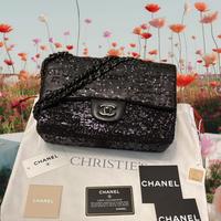 Rare Chanel Medium Classic Flap Moonlight On Water