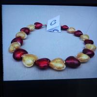 Collana Murano, oro giallo,24 karate 