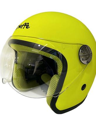 CASCO DIEFFE BAMBINO GIALLO OPACO