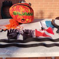 maschera boa cinture guanti sub