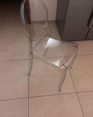 Sedie moderne trasparenti