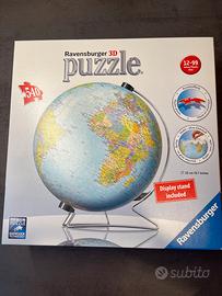 Puzzle mappamondo 3D ravensburger