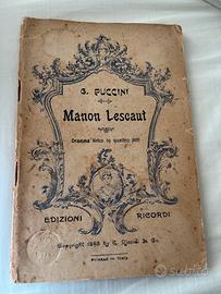MANON LESCAUT GUGLIELMO TELL IL TROVATORE+OMAGGIO