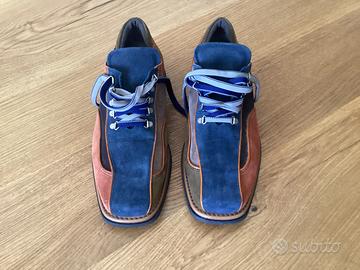 Scarpe multicolore calzaturificio toscano Pratesi