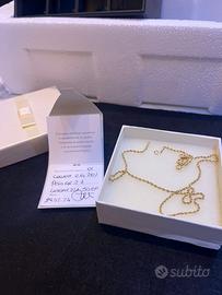 Collana “fune” in oro 18k