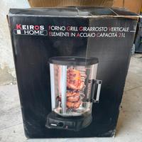Forno grill girarrosto verticale