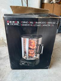 Forno grill girarrosto verticale