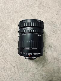 Kenko 1.4x e tubi macro nikon autofocus pro 300