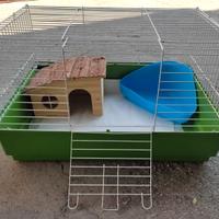 Gabbia per conigli e porcellini d'India