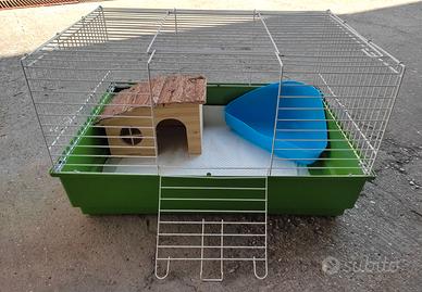 Gabbia per conigli e porcellini d'India