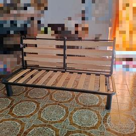 Struttura divano letto in doghe